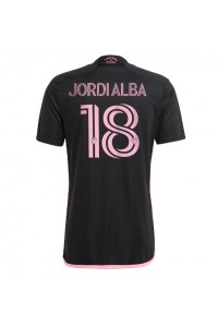 Inter Miami Jordi Alba #18 Voetbaltruitje Uit tenue 2024-25 Korte Mouw